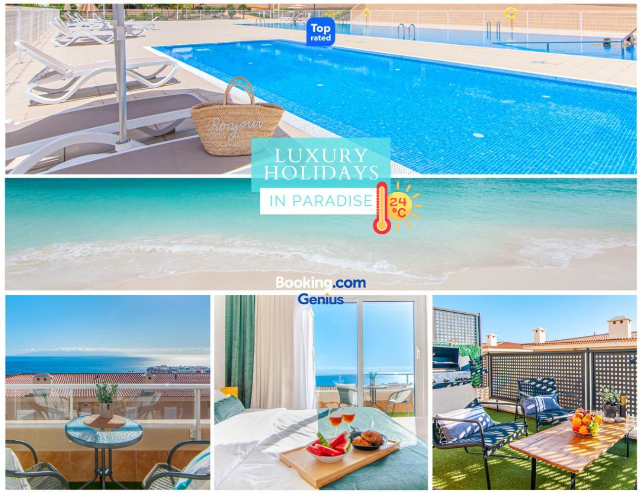 Luxury Townhouse With Panoramic Sea View Villa Puerto de Santiago  Kültér fotó